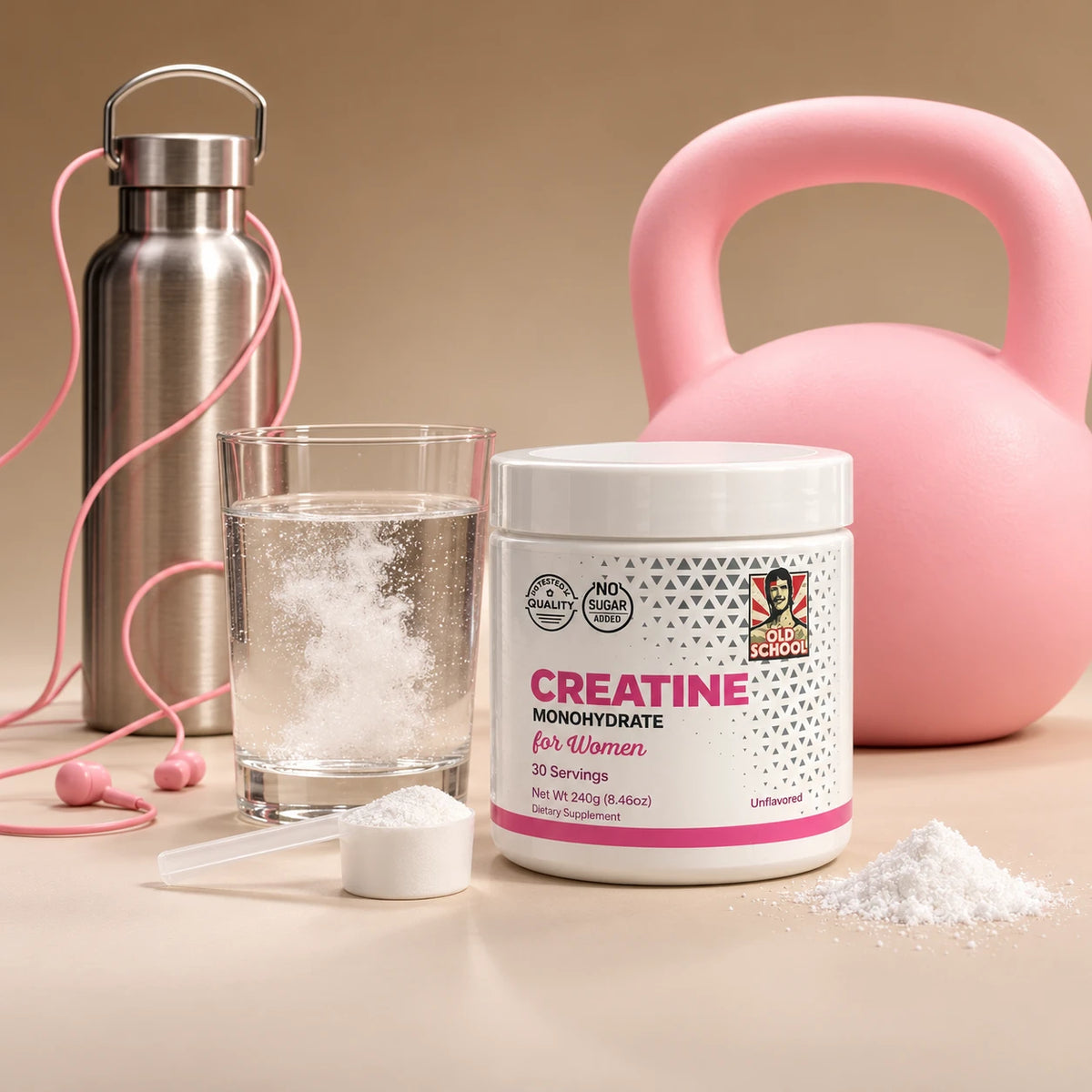 Creatina Monohidratada para Mujer
