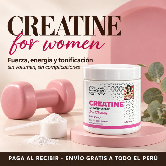 Creatina Monohidratada para Mujer